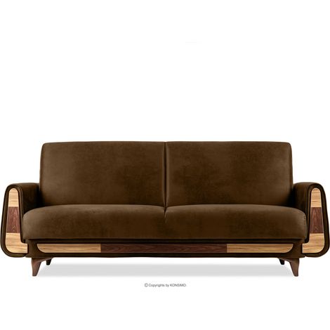KONSIMO GUSTAVO II Sofa 3 Personen, Hellbraun (1/3)