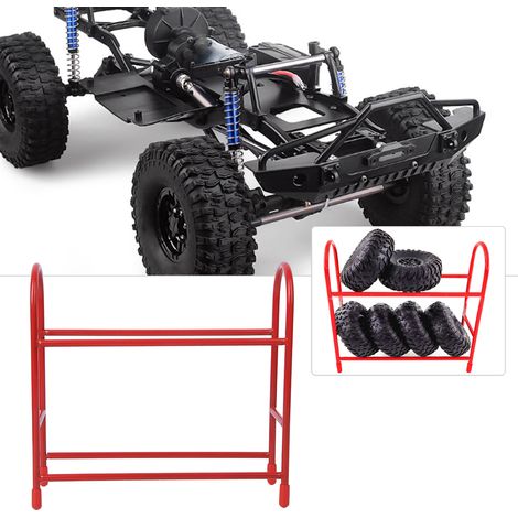 Support de rangement pour pneus et jantes RC 1/10, étagère à roues pour voiture télécommandée, accessoire atelier.