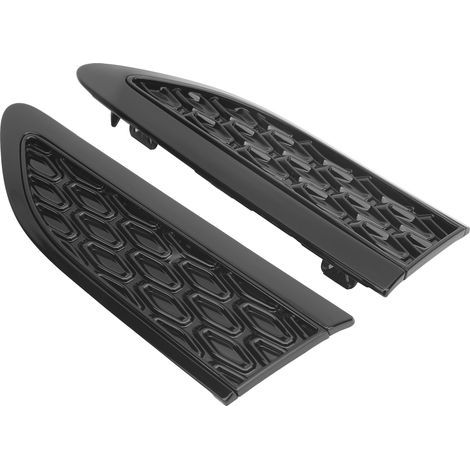 Seitenlüftungsgitter-Abdeckung in Klavierlack-Schwarz, passend für Land Rover Discovery Sport 2015–2021 (1/5)