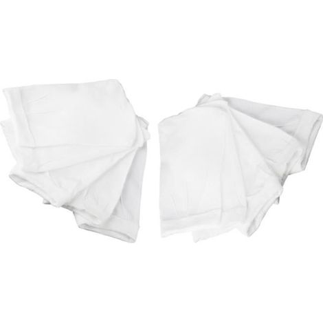 Lot de 10 Chaussettes de Filtre Skimmer pour Piscine AMAGOGO - Accessoires de Piscine Blancs en Nylon (1/4)