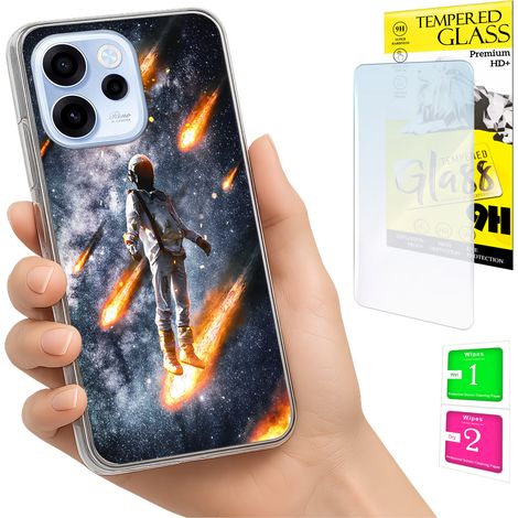 Schutzhülle für Oppo Reno 15F / 15F FS: Fotoschutzhülle, Rückseite + 9H-Glas (1/5)