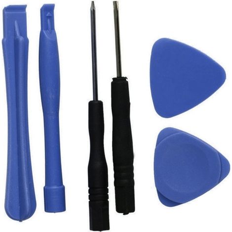 TrAdE Shop Traesio - Kit Set 6 Attrezzi Per Riparazione Smontaggio Montaggio Cellulari Tab Smartphone - (1/2)