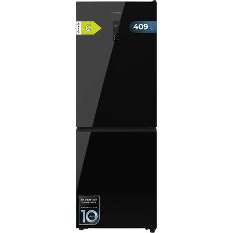 Cecotec – Réfrigérateur combiné 409 litres – Classe C – Total No Frost – Compresseur Inverter Plus – Multi-airflow – Refroidissement rapide (1/3)