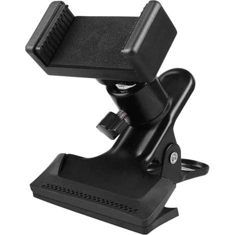 [RM] Support de téléphone pour guitare, support de téléphone portable à pince, support de téléphone portable, station d'accueil pour téléphone, support de cou, support pour musicien, support de guitar (1/4)