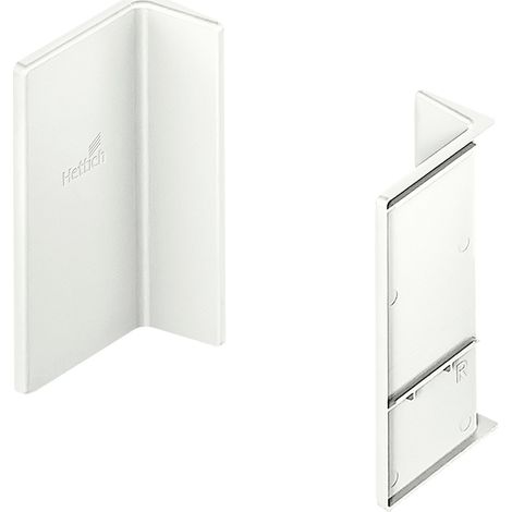 Hettich SAH 500 Set Abdeckkappe A 16-20mm Rueckwandversprung Kunststoff weiss li/re