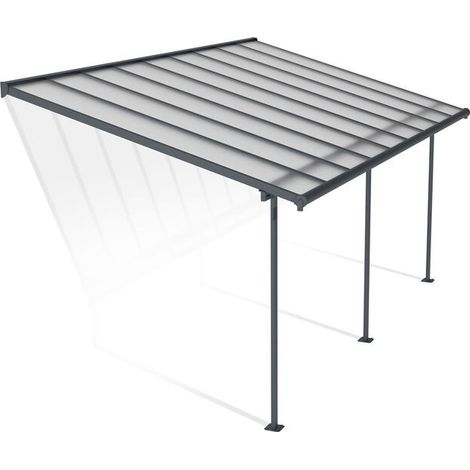 Canopia Sierra Marquesina Pérgola De Aluminio 3X5.46 m Gris (1/5)