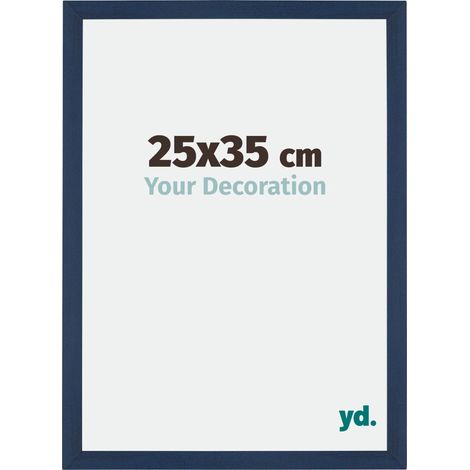 Cadre Puzzle 25x35 cm - Bleu Foncé Patiné - MDF - Mura. (1/5)