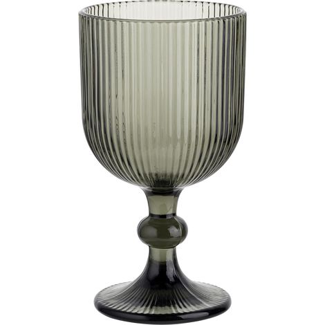 Verre à eau en verre gris Florina Vacanza 370 ml