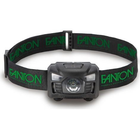Fanton spa lampada da testa ricaricabile con sensore colore nero 62569 (1/5)