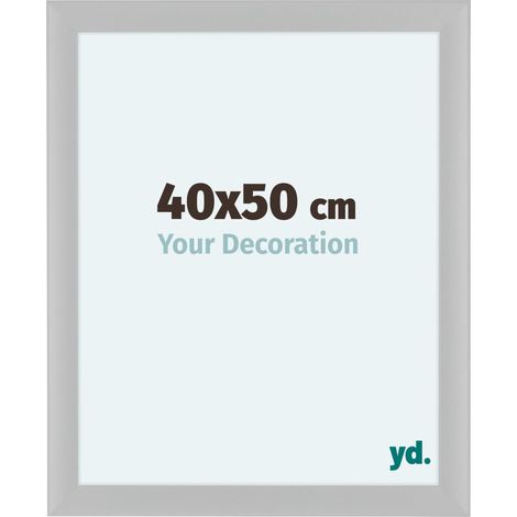 yd. - Cadre photo 40x50 - Blanc Brillant - MDF - Como (1/5)