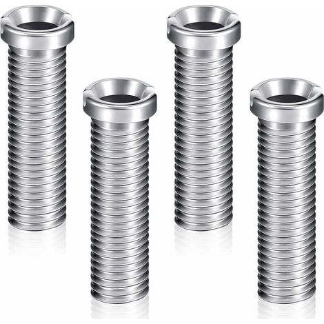 Sink Basket Screws 45mm Stainless Steel Drain Plug Screws Fixing Accessories Sink Bolt Screws Sink Basket Strainer Plug Screws for Kitchen Washbasin-INHHUB (1/5)