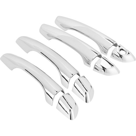 8 pièces ABS argent couvre-poignée de portière extérieure pour Hyundai Elantra 2018-2019 (1/5)