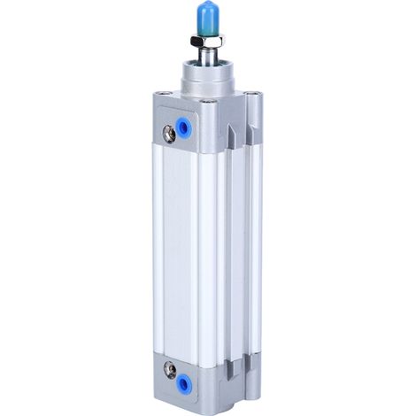 Vérin pneumatique DNC32 x 75 en alliage d'aluminium standard - Composant pneumatique cylindrique robuste. (1/5)