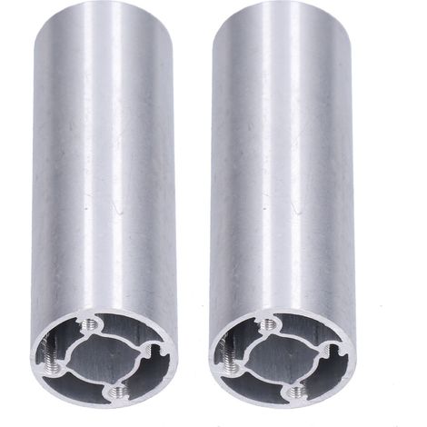 2 tubes droits ronds en alliage d'aluminium 6063 pour robots, supports de roulements, diamètre extérieur 32 mm, 6103-0032-0144 (1/5)