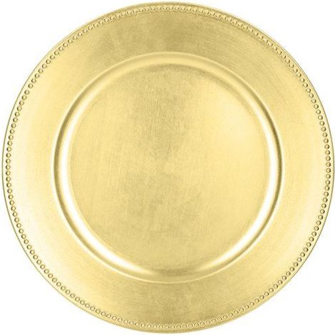 1 assiette de présentation or, grande taille, plastique brillant, pour apéritif et fêtes de fin d'année