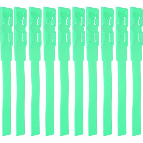 Lot 10 colliers identification – bandes vache – bétail – marquage anneau – vert – ferme
