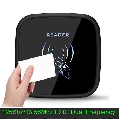 Lecteur de cartes RFID étanche IP65 Wiegand 26 sorties, lecteur esclave de contrôle d'accès, sécurité 125 kHz 13,56 MHz, lecteur de cartes d'identité électromagnétiques (1/5)