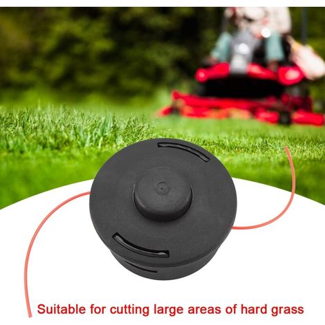 Tête pour Débroussailleuse avec Bobine Fil Nylon 2.4mm - Compatible STIHL FS120/250 - 122x65mm - 1 Pièce Noir (1/4)