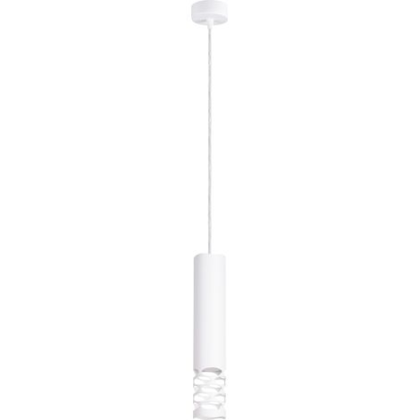 Lampe à suspension Liro acier 1xGU10 8cm Sollux (1/2)