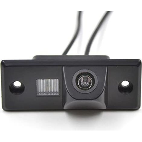 Caméra de recul filaire compatible avec VW POLO PASSAT CC TIGUAN GOLF TOUAREG - plaque immatriculation (1/3)