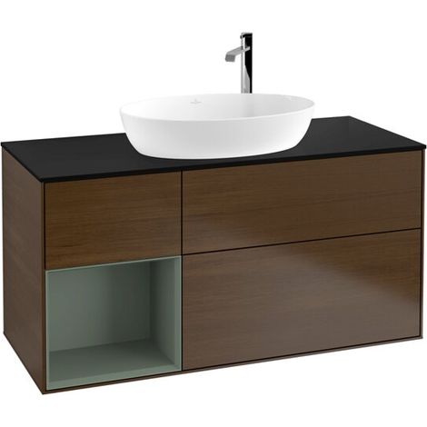 Villeroy & Boch F942GMGN meuble sous-vasque Finion F94 (1/2)