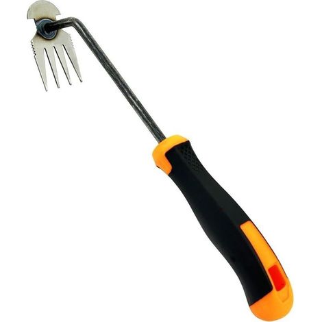 32 cm langer manueller Unkrautstecher aus Edelstahl – Ergonomischer, rutschfester Griff – Für Disteln und Löwenzahn – Langlebiges Gartengerät (1/5)