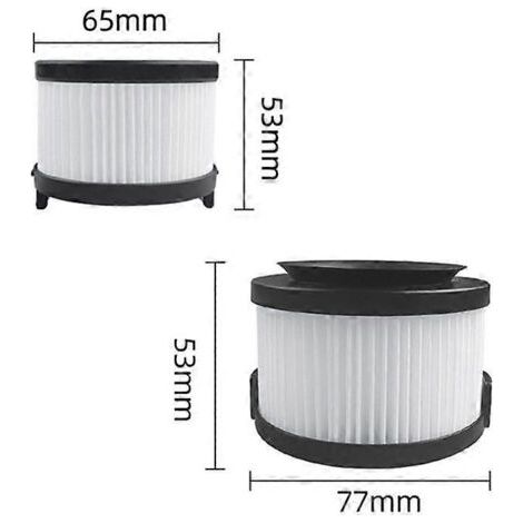 NALOOKAMIC Filtre HEPA de rechange pour aspirateur Vortexiq 40, 2 ou 3 préfiltres, référence Vortexiq 40-RF (1/4)