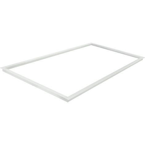 Iluminashop – Panneau cadre encastrable 120X60mm blanc – Aluminium – Installation simple – Pour espaces professionnels et résidentiels