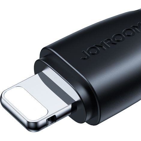 Cable USB-Lightning 2.4A Surpass Series para iPhone, 1,2 m, negro (1/5)