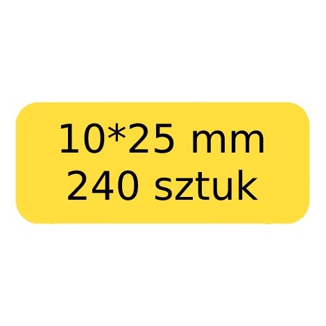 Etichette adesive NIIMBOT GIALLE 1025mm 240 pezzi (1/4)
