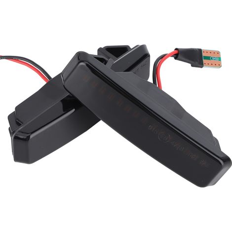 2 LED-Seitenblinker mit dynamischen Blinkern, getönte Gläser 3000K, kompatibel mit BMW 5er E39 1995-2003 (1/5)