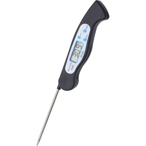Thermomètre Numérique Pliable - Plage -50 À 300 ℃ - Pour Barbecue Cuisine Pique-nique - 270 X 20 Mm - 1 Pièce (1/4)