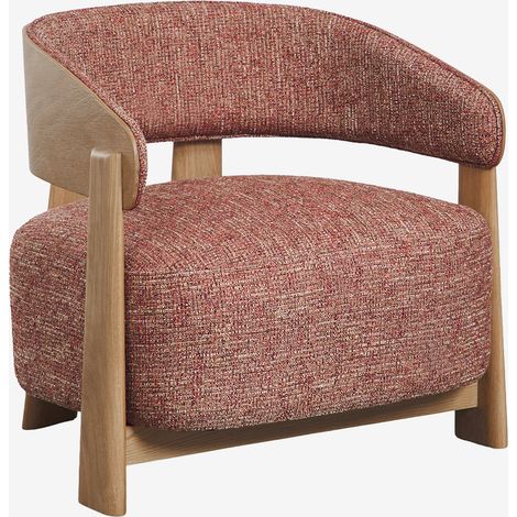Poltrona in legno di rovere rivestita Olea SKLUM (1/5)