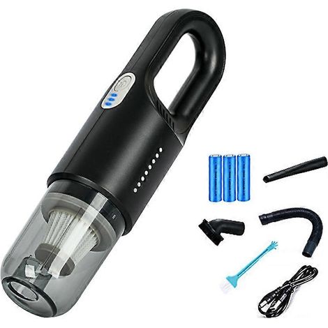 Aspirateur sans fil haute puissance noir pour la maison, aspirateur portable à main pour poils de chien (1/5)