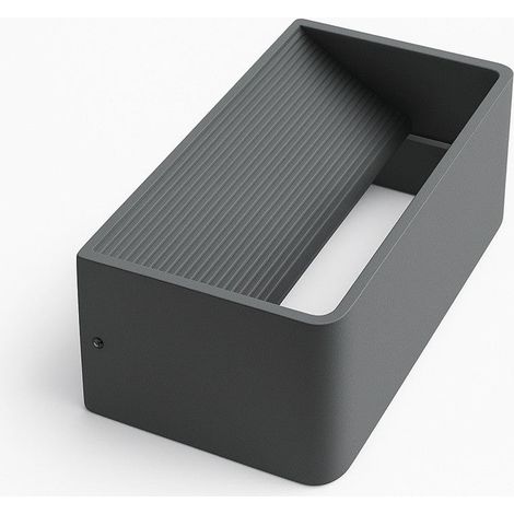 Aplique De Pared LED Nórdico "KARTIO" 6W 590 Lumens - Gris