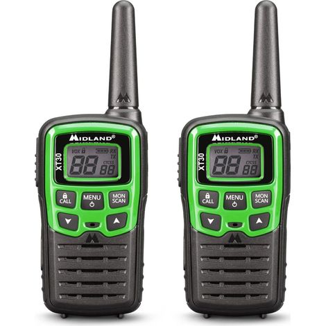 Pareja Walkies PMR446 XT30 6Km Midlan