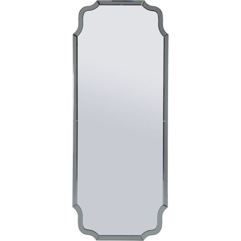 Specchio da parete Istanbul sagomato con cornice specchio grigio 54x143,5 cm