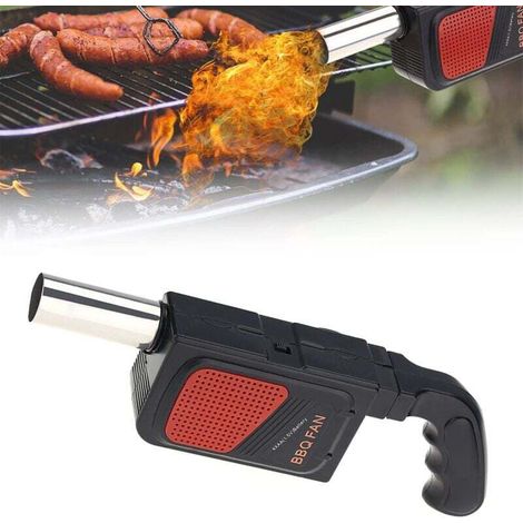 Ventilateur de Barbecue Electrique Portatif Souffleur à Barbecue Outil pour Camping Pique-Nique Barbecue en Plein Air Cadeau de Noël pour Mari (1/4)