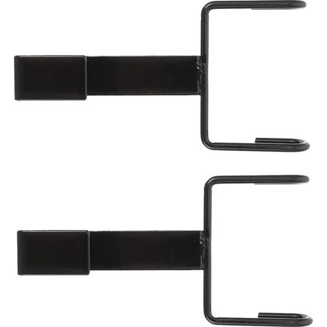 Piezas Gancho Doble de Hierro Negro para Colgar Guirnaldas y (1/5)