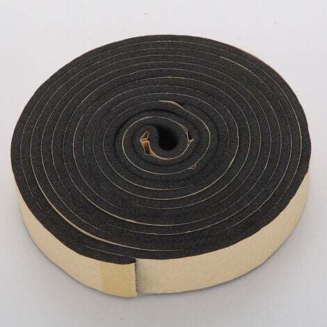 Largeur 30mm épaisseur 5mm / longueur 3M, isolation thermique bande de colle auto - adhésive bande d'étanchéité d'éponge ignifuge joint de porte et de fenêtre, joint de mousse adhésive (1/3)