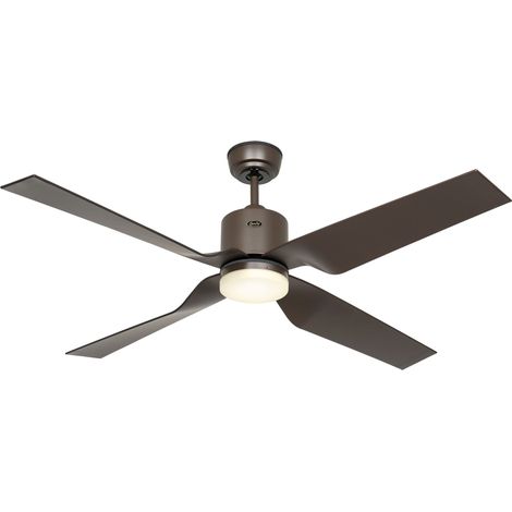 Ventilateur de plafond ECO VENTOS IP44 132 Bronze WiFi avec lumière