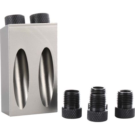 Kit de positionnement de trous de poche pour le travail du bois (7 pièces) (1/5)