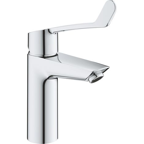 GROHE Eurosmart Einhand-Waschtischbatterie, 1/2″ M-Size mit Push-open Ablaufgarnitur 1 1/4" 3983003 (1/4)