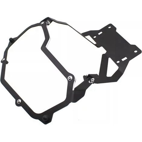 Nur in einer Farbe erhältlich: Schwarz und Grau Material: Metall und Acryl. Motorradscheinwerferschutz.