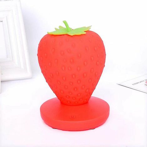 Veilleuse fraise Home, lampe de chevet rechargeable USB, LED, protection des yeux, 145 x 100 mm (1/3)
