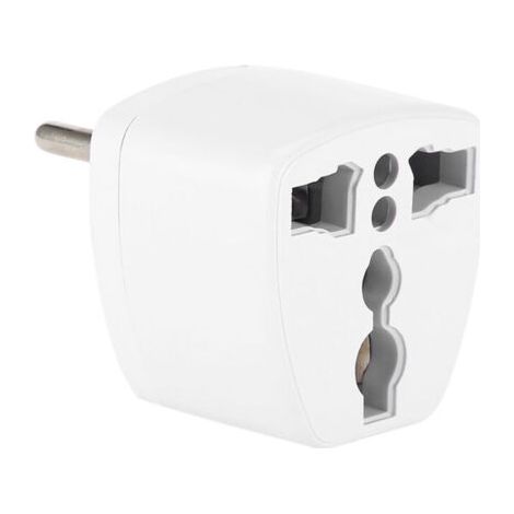 Pair Adaptateur convertisseur de tension 55-60 Hz, transformateur élévateur 100 W — 100 V/110 V/120 V vers 220 V/240 V — Adaptateur de voyage (SJ00970) Spécification : Fiche UE 4,8 mm