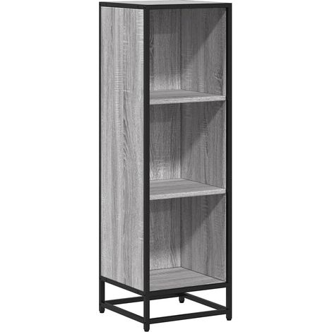 Maison Exclusive - Estantería madera de ingeniería gris Sonoma 33