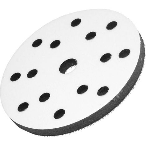 [NIE BENUTZT]Weicher Schwamm-Puffer-Pad, Durchmesser 150 mm für Schleifpads, mit magischem Klebepatch, rüttelfest und geräuschreduzierend, geeignet für Poliermaschinen (1/5)