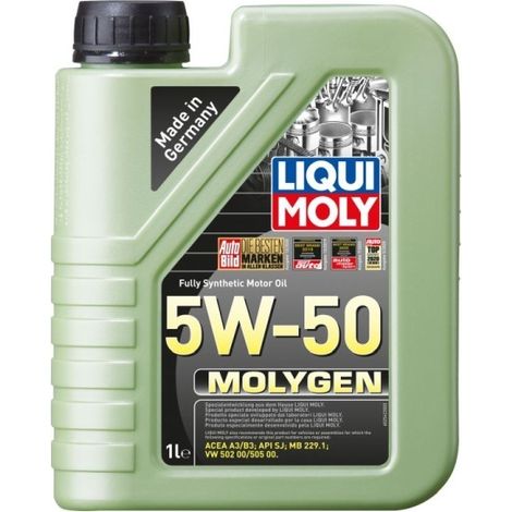 HUILE LIQUI MOLY 5W50 1L MOLYGEN SJ/CF/ 229.1/ 502.00 505.00
