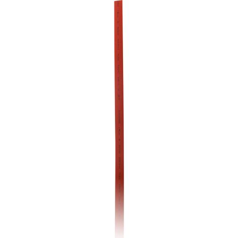 Gaine thermo rétractable Ø6,4mm - 1m - Rouge - Zenitech